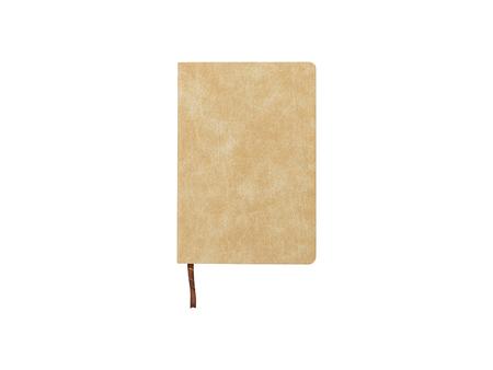 Engraving Leather Notebook(Denim Brown W/ Black,14.7*21*1.2cm)