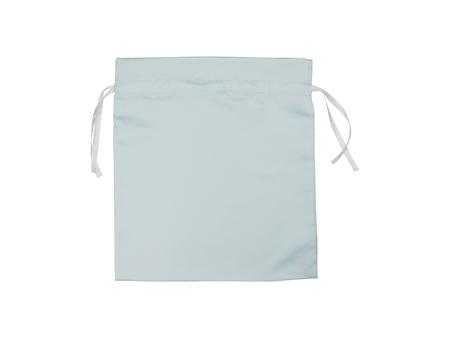 Sublimation Light Blue Satin Drawstring Bag(35*38cm)