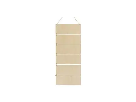 6 Piezas Madera Contrachapada Señales Colgantes (Rectángulo)