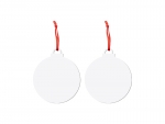 Sublimation 3&quot; HardBoard Ornament Bulb