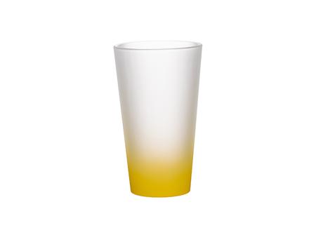 17oz Sublimation Glass Mug (Gradient Color Yellow)