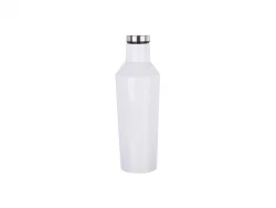 Sublimation 17oz/500ml Cone Shape Wine Bottle (White) MOQ:3000
