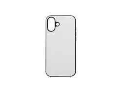 Sublimation iPhone 16 Plus Cover w/ insert (Rubber, Black)