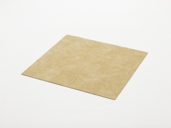 Craft Laserable Leather Sheet (Light Brown/Black Base, 30.5*30.5cm/ 12*12in)