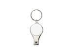 Sublimation Blanks Nail Clipper Keyring with Bottle Opener(3.6*6.4*1.8cm)
