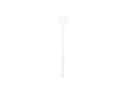 Sublimation Blanks Acrylic Drink Stirrers (3*14.5*0.4cm,Diamond Shape)