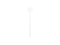 Sublimation Blanks Acrylic Drink Stirrers (3*14.5*0.4cm,Diamond Shape)
