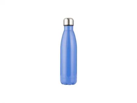 Sublimation 17oz/500ml Stainless Steel Cola Bottle (Blue)