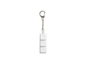 Sublimation Keyboard Fidget Keychain(Triple-Key, LED)
