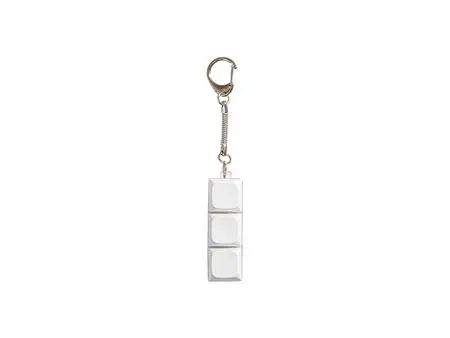 Sublimation Keyboard Fidget Keychain(Triple-Key, LED)