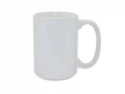 Sublimation 15oz White Photo Coffee Mug (J·S)