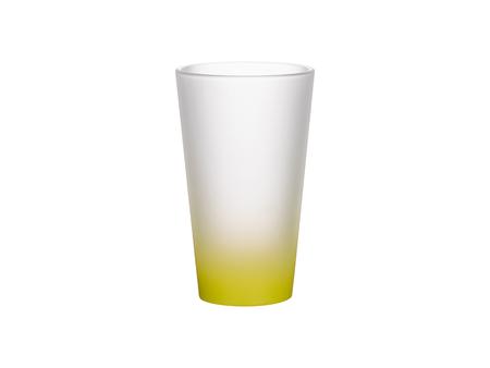 17oz Sublimation Glass Mug (Gradient Color  Lemon Yellow)
