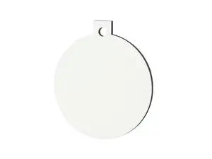 Sublimation Blanks 3&quot; HardBoard Ornament Bulb