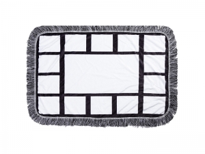 Sublimation 15 Panel Plush Throw Blanket (50*80cm/19.7&quot;x31.5&quot;)