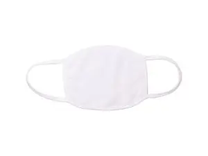 Sublimation Face Mask(Full White, Large)