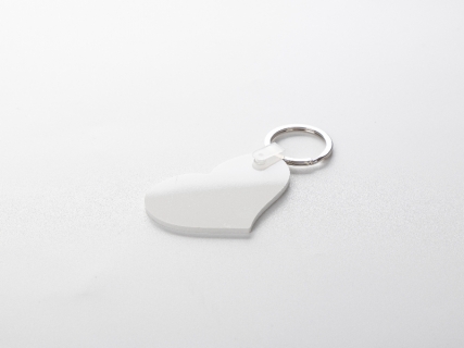 Sublimation Blanks Plastic Keyring (Heart to Heart, 4.36*12.57cm)