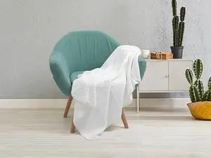 Heart Embossed Sublimation Minky Blanket(White, 127*152cm/50&quot;x 60&quot;)