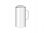 47oz/1400ml Sublimation Stainless Steel Beer Cooler (White)