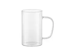 18oz/540ml Glass Beer Coffee Mugs(Clear)