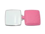 Sublimation Square Hand Mirror with Leather Case