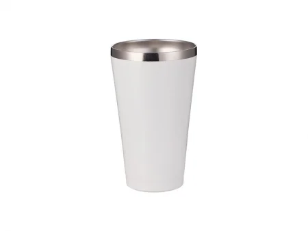 Sublimation 15oz/450ml Stainless Steel Tumbler w/o Lid (White)