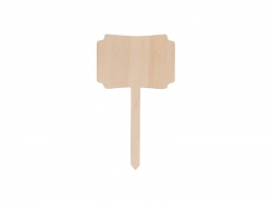 Sublimation Plywood Garden Stake(10*17.5cm)