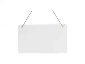 Sublimation Blanks HB Door Hanger (Rectangle,30.5*17.8*0.3cm)