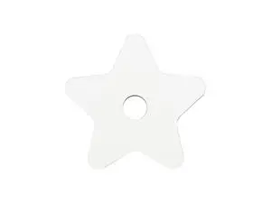 Sublimation Blanks Hardboard Name Tag (7.4*7.7*0.3cm,Star Shape)
