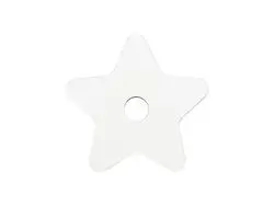 Sublimation Blanks Hardboard Name Tag (7.4*7.7*0.3cm,Star Shape)