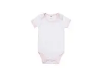Baby Onesie Short Sleeve XXL(Pink Edge,18-24M)