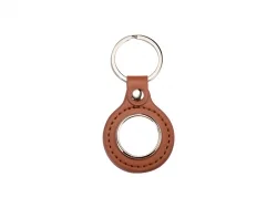 Sublimation PU Key Chain(Round, Brown)