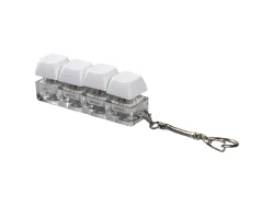 Sublimation Keyboard Fidget Keychain(Four-Key, LED)