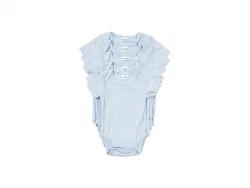 Sublimation Blanks Baby Onesie Short Sleeve(Light Blue)
