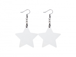 Sublimation Hardboard Earring (Star)