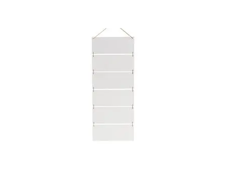 6 Piezas Madera MDF Señales Colgantes (Rectángulo)