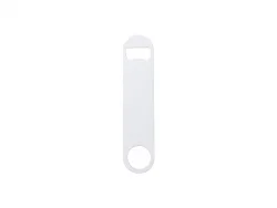 Sublimation Blanks Full White Stainless Steel Bottle Opener (4*17.7cm)