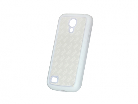 Carcasa 2D Samsung Galaxy S4 mini (Goma, Blanco)