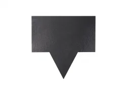 7&quot; x 7&quot; Slate Garden Stake