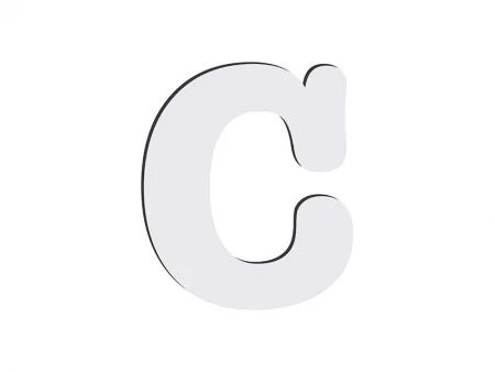 Sublimation HB Letters -C (10*10cm)