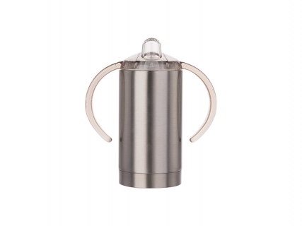 Sublimation 13oz/400ml Stainless Steel Sippy Cup with Spout (Silver)