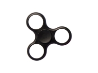 Sublimation Plastic Fidget Spinner (Whirlwind, Black)