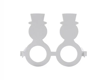 Sublimation Blank Felt Glasses (Snowman)