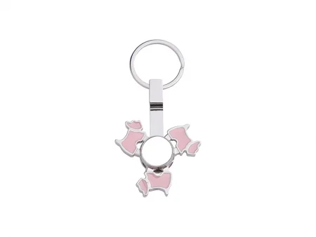 Sublimation Fidget Spinner Key Ring (Dog)