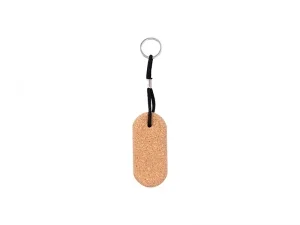 Engraving Blanks Cork Keychain(Oval)