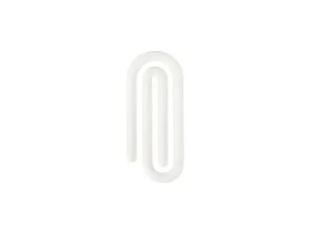 Clips de papel subacrílico (forma regular, 3,3 * 7,6 * 0,4 cm)