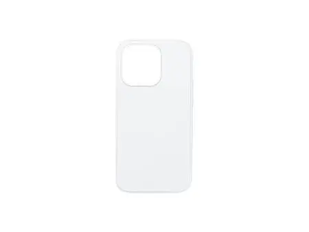 Sublimation Blanks iPhone 15 Pro Max Cover with  insert (Rubber, White)