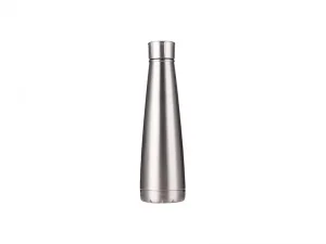 Sublimation 14oz/420ml Stainless Steel Pyramid Shaped Bottle (Silver)