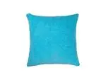 Sublimation Square Blended Plush Pillow Cover (White w/ Light Blue, 40*40cm)
