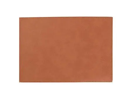 Engraving Blanks Laserable Leather Sleeve for Tumbler(Dark Brown/Black 23*15.5cm)