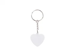Sublimation Plastic Dog Tag (Heart, 35*35*2mm)